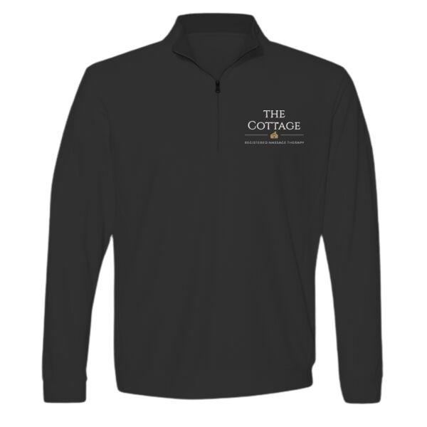 Embroidered Unisex 1/4 Zip Thumbnail