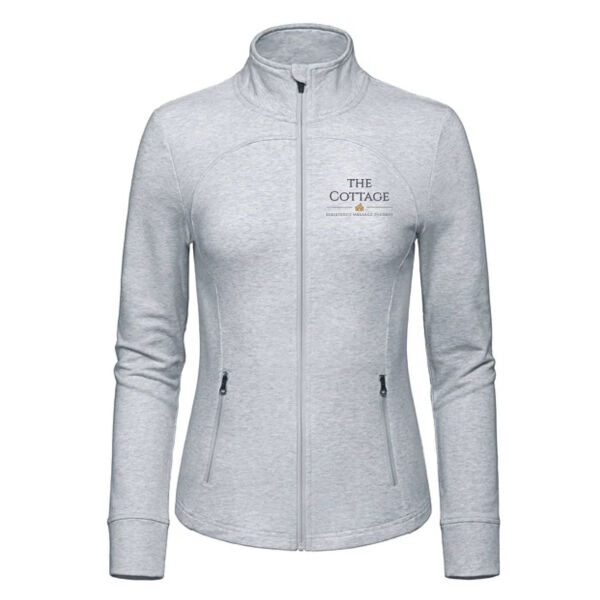 Embroidered Adventurer Ladies French Terry Performance Full Zip Sweatshirt  Thumbnail